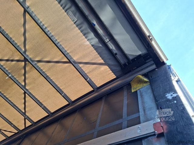 Auflieger mit Pritsche & Plane KÖGEL 3-Achs Tautliner Portaltüren Edscha Lasi Code XL