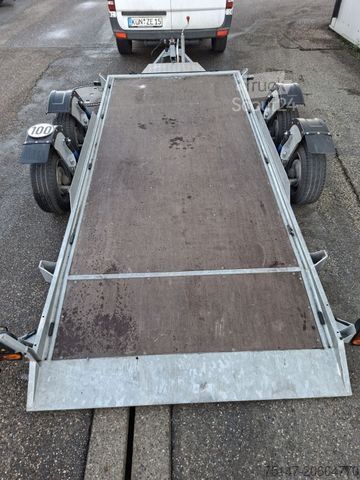 Automobilių pervežimo priekaba Wörmann 2700VG Tandem PKW Absenkanhänger 100km/h