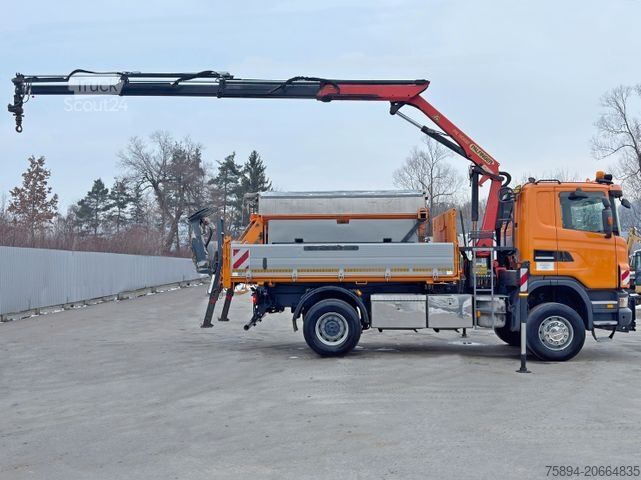 Jeřáb na nákladním automobilu SCANIA R 420 * PK 11002/FUNK * sandblaste
