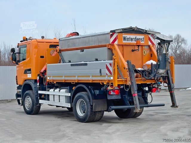 Jeřáb na nákladním automobilu SCANIA R 420 * PK 11002/FUNK * sandblaste