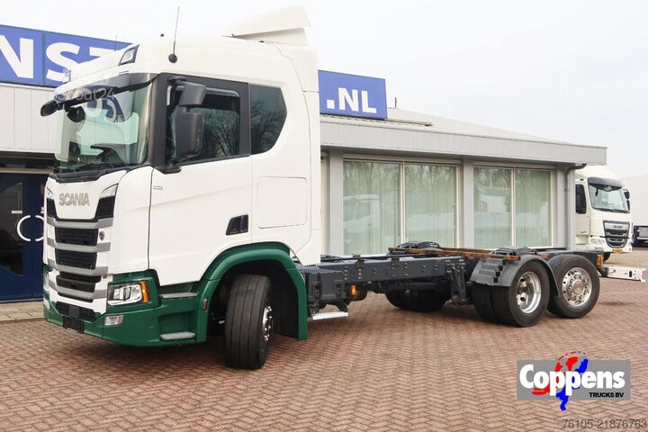 الهيكل مع كابينة السائق Scania R500 NGS 6x2 Chassis cabine Stuur lift as
