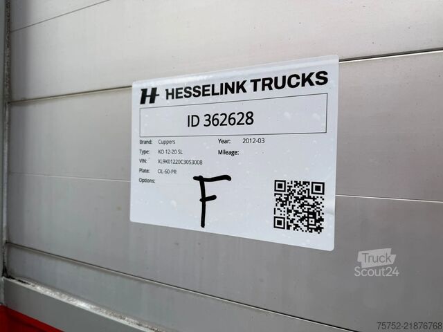 شاحنة قلابة CUPPERS KO 12-20 SL Blaaskipper/Schleuse +DAF CF 3 Comp...
