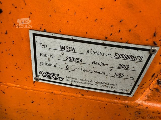 Spesialkjøretøy  Küpper Weisser E 35060HFS Salzstreuer Winterd.