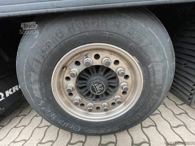 Atvira puspriekabė su tentu KRONE SD Plane Mega Edscha Hubdach 2x Liftachse