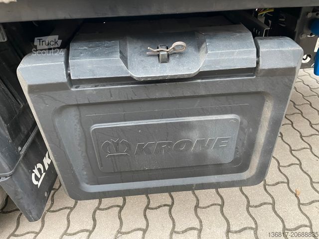 Atvira puspriekabė su tentu KRONE SD Plane Mega Edscha Hubdach 2x Liftachse