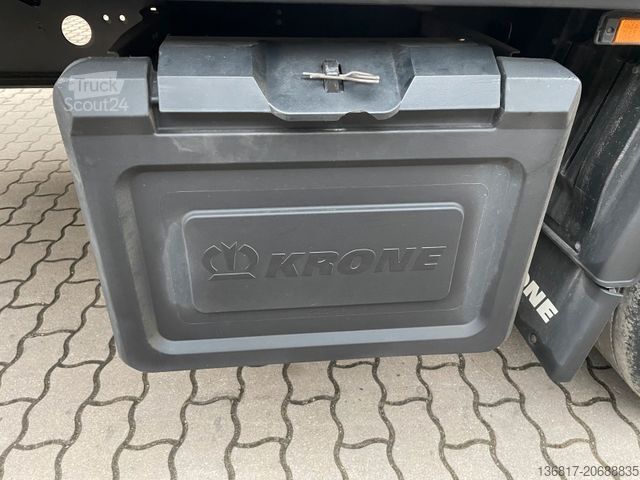 Atvira puspriekabė su tentu KRONE SD Plane Mega Edscha Hubdach 2x Liftachse