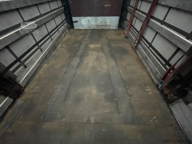 Atvira puspriekabė su tentu KRONE SD Plane Mega Edscha Hubdach 2x Liftachse