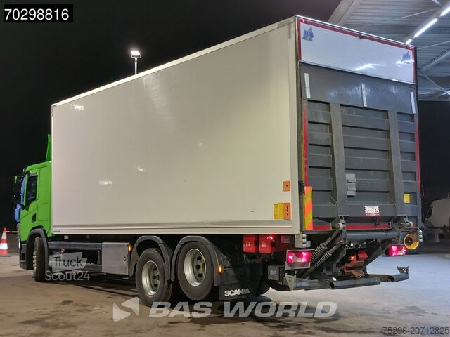 Prevoz v hladilniku/zamrznjenem stanju Scania P450 P 6X2 Thermo King T-1200R Spectrum Tailgat...