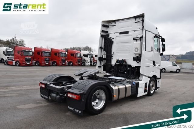 Yüksek hacimli çekici RENAULT T High 480 Low Deck Hubsattelplatte Retarder ALU