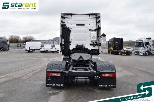 Yüksek hacimli çekici RENAULT T High 480 Low Deck Hubsattelplatte Retarder ALU
