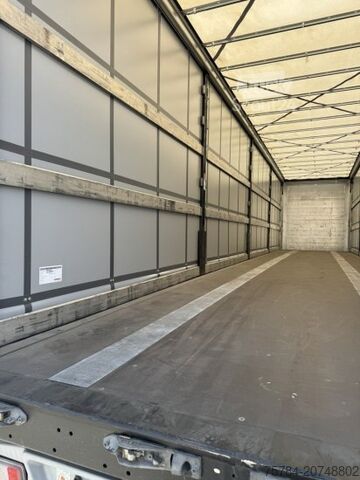 Åben sættevogn med presenning KöGEL 3-ACHS CURTAINSIDER PLANE NEU, TÜV NEU MIETKAUF MGL.