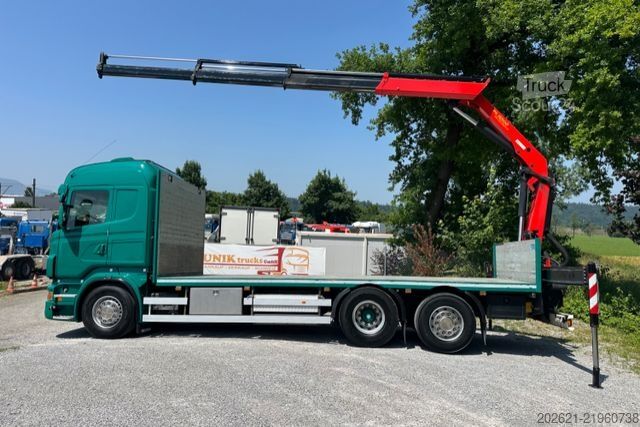 Teherautóra szerelt daru SCANIA R480 6x2 Palfinger 16502