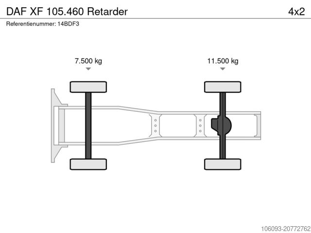 Standard-SZM DAF XF 105.460 Retarder