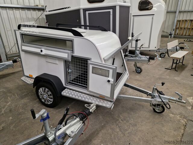 Dėžinė priekaba Other Hunde Transport Anhänger TomDog 3 mit Lüfter isoliert 100kmh verfügbar