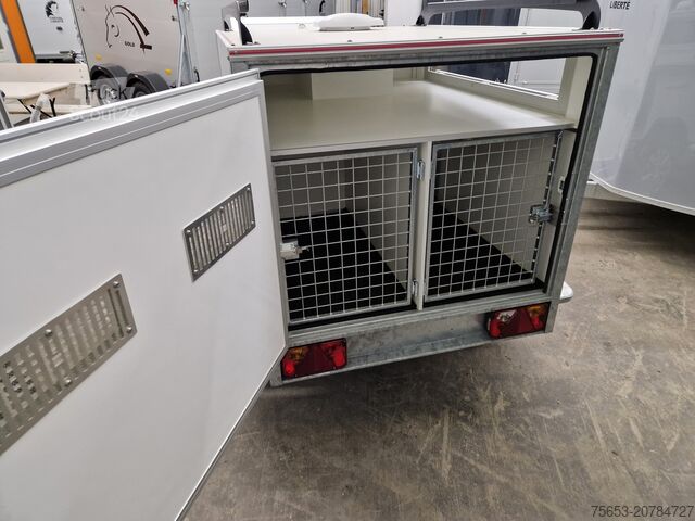 Dėžinė priekaba Other Hunde Transport Anhänger TomDog 3 mit Lüfter isoliert 100kmh verfügbar