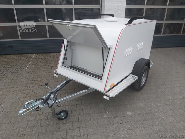 Dėžinė priekaba Other Hunde Transport Anhänger TomDog 3 mit Lüfter isoliert 100kmh verfügbar