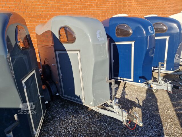 Prikolica za prevoz konj Cheval Liberté Gold One single Alu Pferdeanhänger Neu