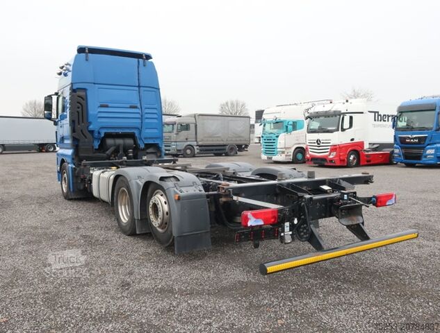 Camion porte-caisses amovibles MAN 26.510 FLLC TGX BDF Intarder Lenkachse XXL