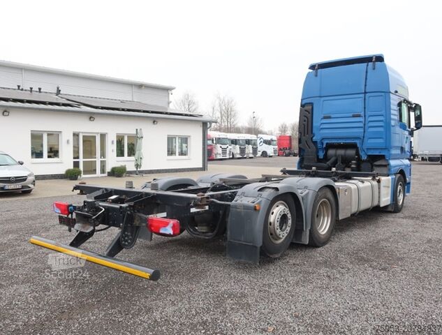 Camion porte-caisses amovibles MAN 26.510 FLLC TGX BDF Intarder Lenkachse XXL
