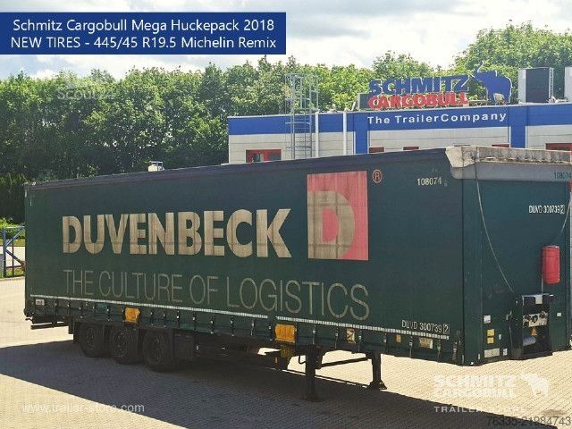 Semirimorchio con telone Schmitz Cargobull Curtainsider Mega