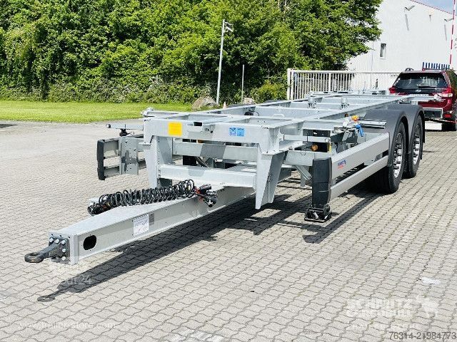 Utskiftbart chassis-tilhenger Schmitz Cargobull Zentralachsanhänger Wechselfahrgestell Standard