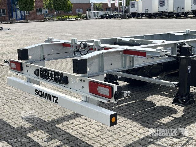 Utskiftbart chassis-tilhenger Schmitz Cargobull Zentralachsanhänger Wechselfahrgestell Standard