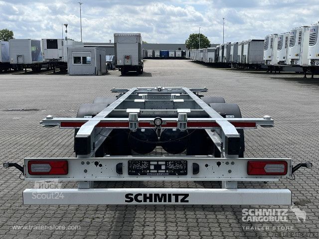 Utskiftbart chassis-tilhenger Schmitz Cargobull Zentralachsanhänger Wechselfahrgestell Standard