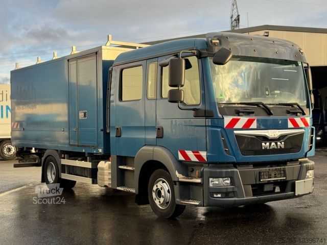 Furgoneta caja MAN TGL 8.180 L / DOKA-Koffer / 2 x AHK / PTO