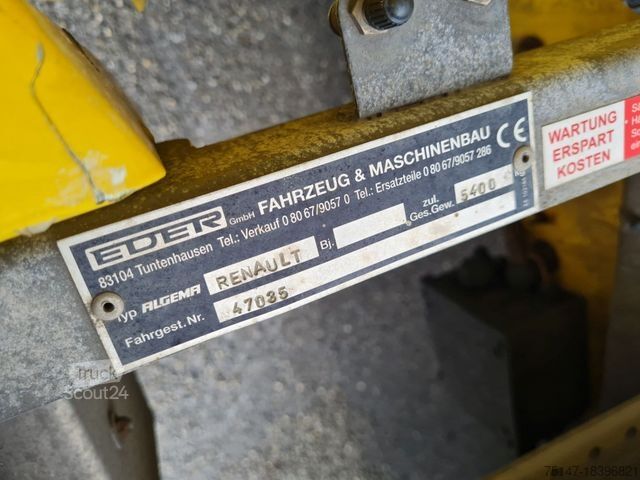 Abschleppwagen RENAULT Master dCi 170 Doka 7-Sitzer ALGEMA BlitzladerXL