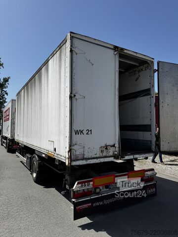 Menjalna nadgradnja s škatlasto strukturo Ackermann-Fruehauf BDF-System 7.15 m, mit Portaltür