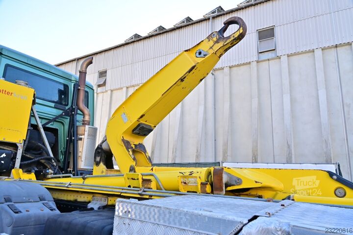 Kamion s kipom s pomičnim kontejnerom MAN TGS35.440  E6 8x4 Pritarder Hiab Alu Felgen