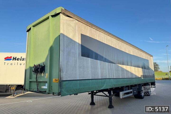 Bâches coulissantes Pacton TBD.2 / DHOLLANDIA 2500kg / Steering axle