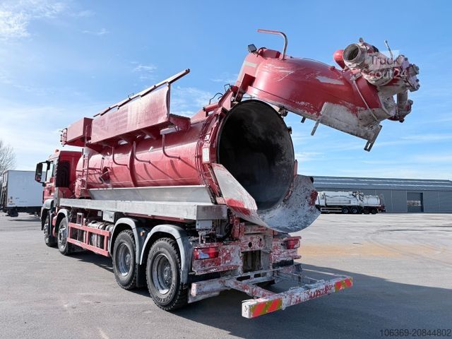 Вакуумная автоцистерна MAN TGS 41.400 8X4 Naaktgeboren Vacu P 8000 14.000 L