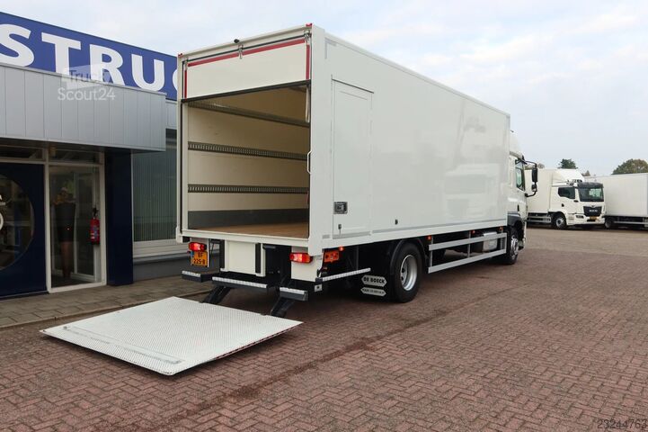 DAF CF 320 FA bakwagen + Dhollandia-laadklep van 2.000 kg + rolstops DAF CF 320 FA Bak + Dhollandia 2000kg klep + rolstops