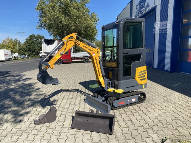 Miniescavatore con pacchetto pala Berger Kraus BK1250KSR mit Kabine und Schwenkarm