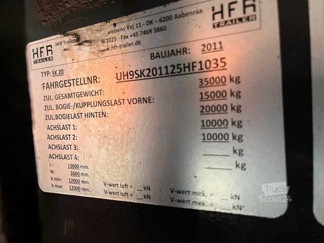 Soğutmalı/donduruculu taşıma HFR SK 20 THERMOKING SLX / BOX L=13482 mm