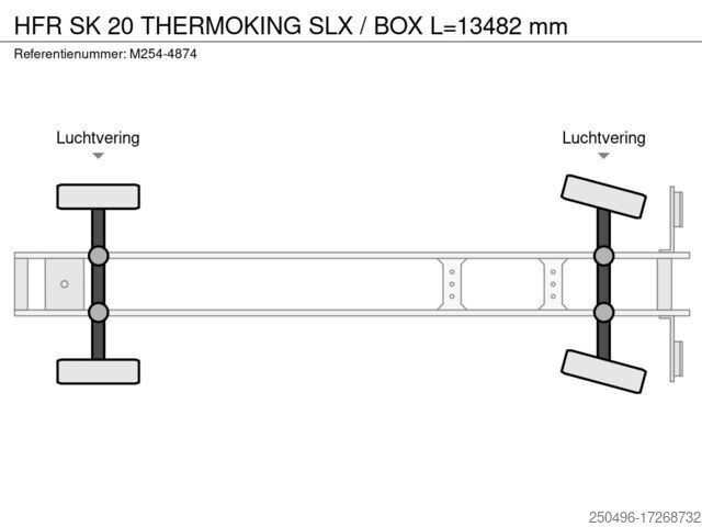 Soğutmalı/donduruculu taşıma HFR SK 20 THERMOKING SLX / BOX L=13482 mm