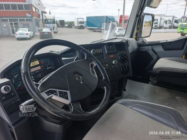 камион платформа с брезент RENAULT 26.380 C 6X2 EURO 6