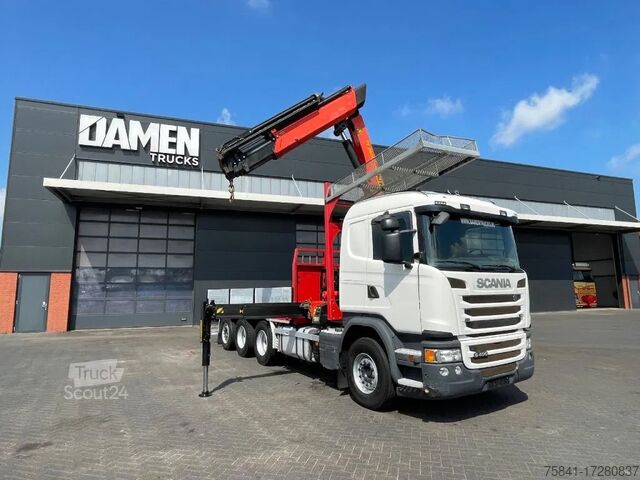 Tovornjak z žerjavom Scania G 490 CB 8x4 Euro 6 Palfinger PK 26002-EH E