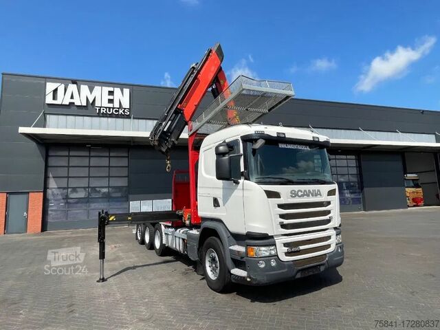 Tovornjak z žerjavom Scania G 490 CB 8x4 Euro 6 Palfinger PK 26002-EH E