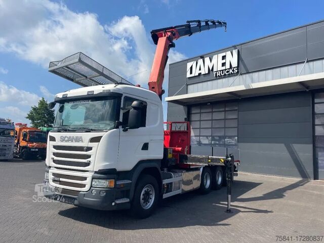 Tovornjak z žerjavom Scania G 490 CB 8x4 Euro 6 Palfinger PK 26002-EH E