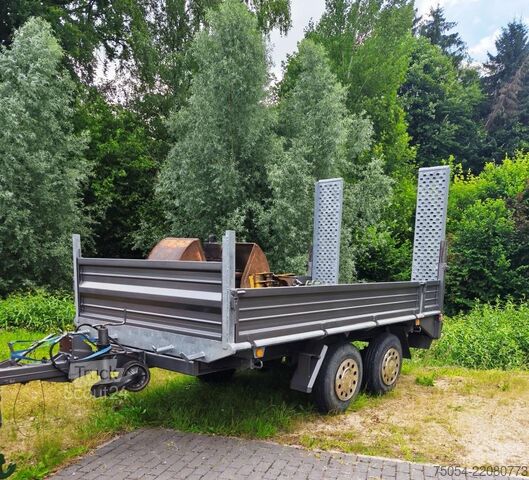 Ağır ekipman römorku Barthau Anhänger LHS 5000 mit Auffahrrampen