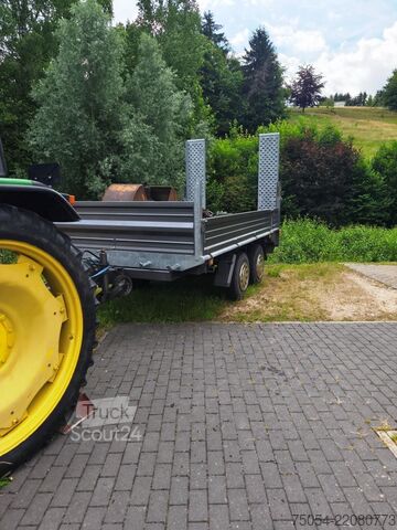 Ağır ekipman römorku Barthau Anhänger LHS 5000 mit Auffahrrampen