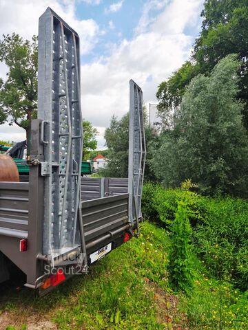 Ağır ekipman römorku Barthau Anhänger LHS 5000 mit Auffahrrampen