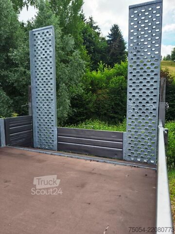 Ağır ekipman römorku Barthau Anhänger LHS 5000 mit Auffahrrampen