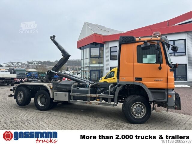 Kamion s kipom s pomičnim kontejnerom Mercedes-Benz Actros 2641 L 6x4/4, Winterdienstausstattung,