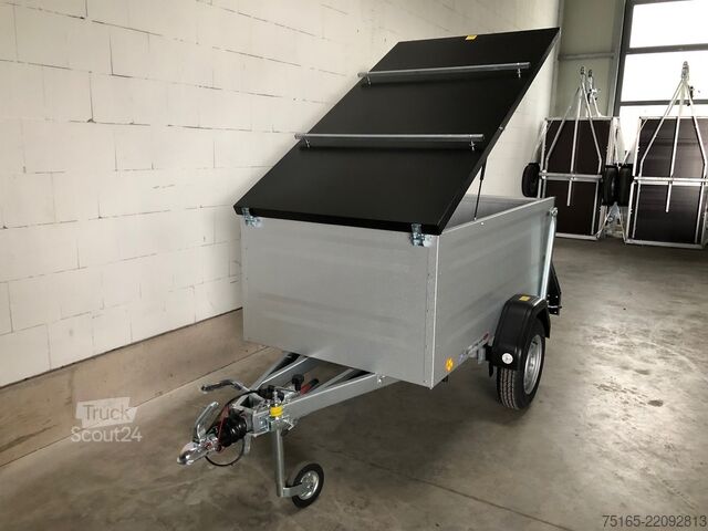 Прицеп с крышкой TPV Trailers KT-EB2-Koffer gebremst Deckelanhänger