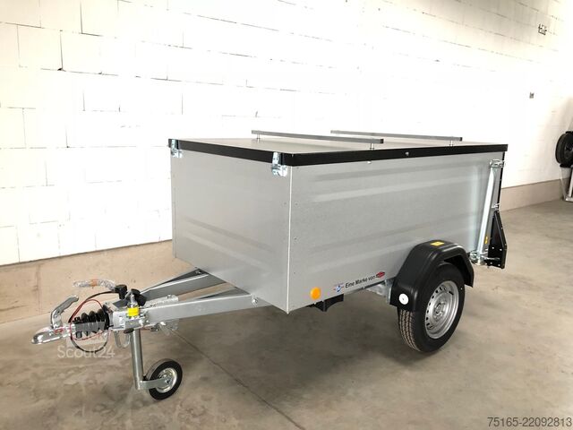 Прицеп с крышкой TPV Trailers KT-EB2-Koffer gebremst Deckelanhänger