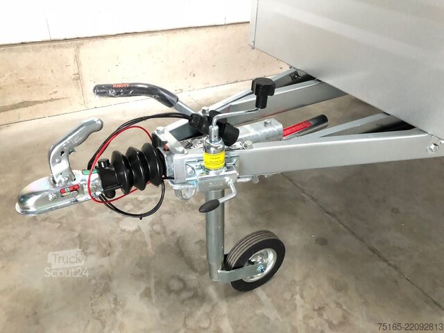 Прицеп с крышкой TPV Trailers KT-EB2-Koffer gebremst Deckelanhänger
