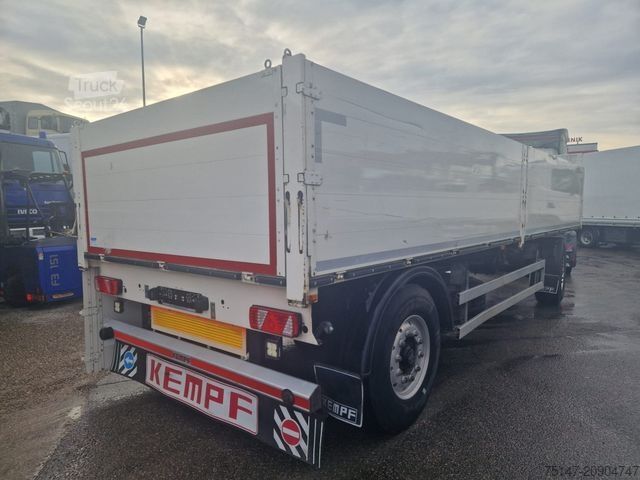 Remorcă deschisă KEMPF 18 to 2-Achs Anhänger Baustoff Alu-Boden BPW
